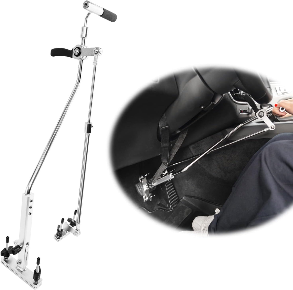 All Metal Steel Handicap Driving Aids Stick E336437