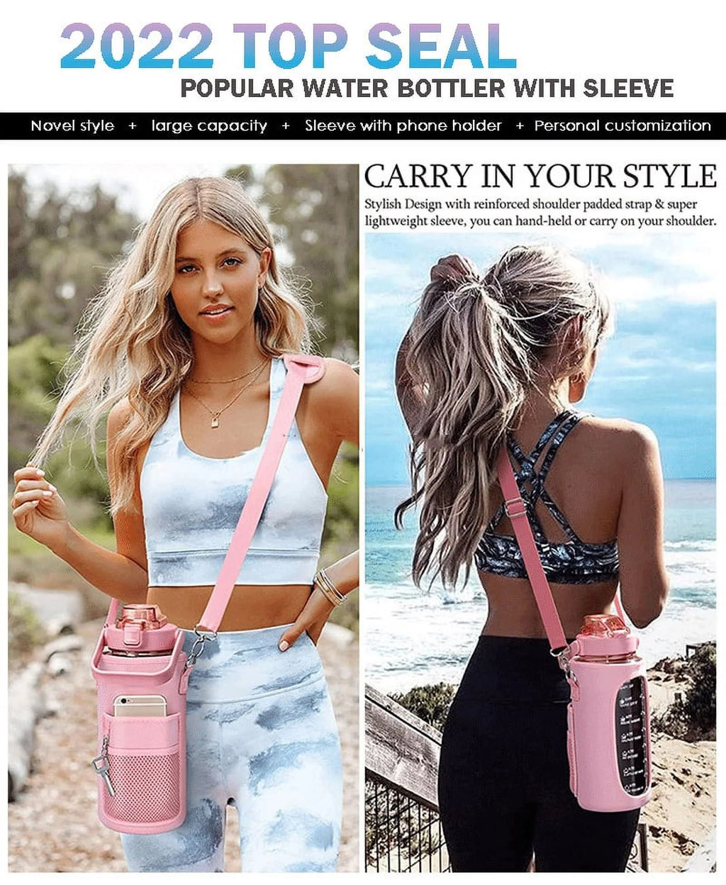 60 oz Water Bottle with Pocket I994400