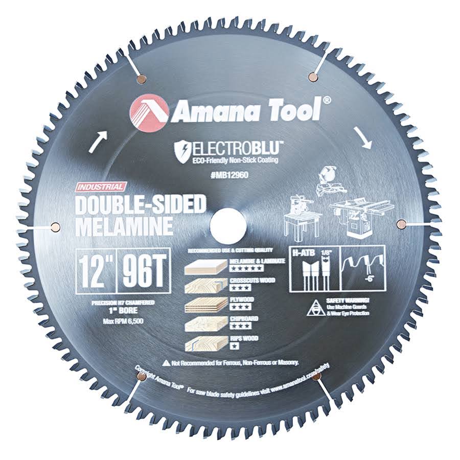 12 inch Carbide Tipped Double-Face Melamine Saw Blade F5301