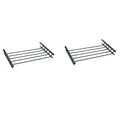 18 3/4 Inch Extension Roof Top Cargo Carrier Rack Basket (2 Pack) A2957