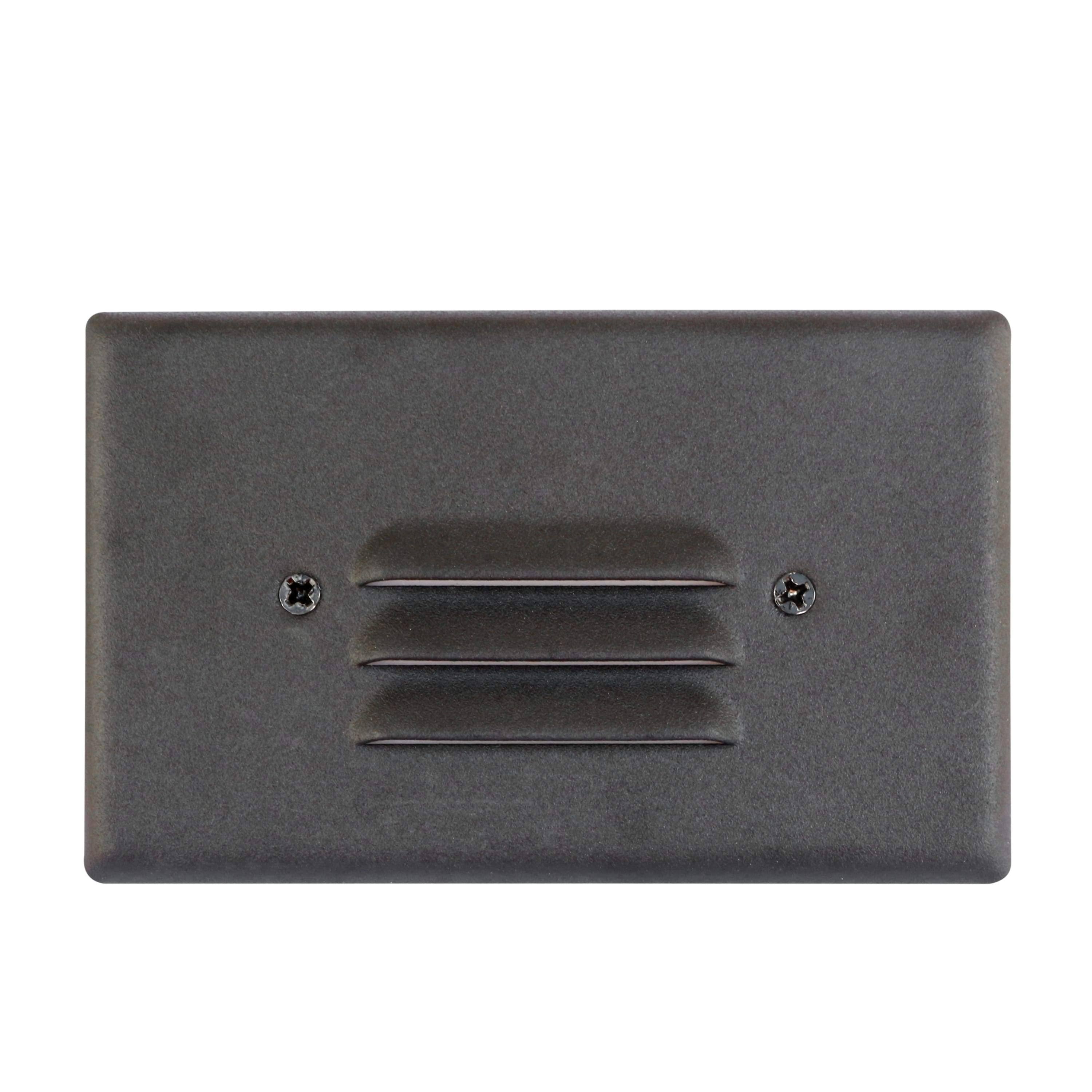 5 Pack Black Angled Louver Step Light O84269