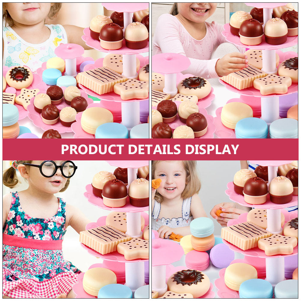 Kids Simulation Macaron Cake Toys D207069