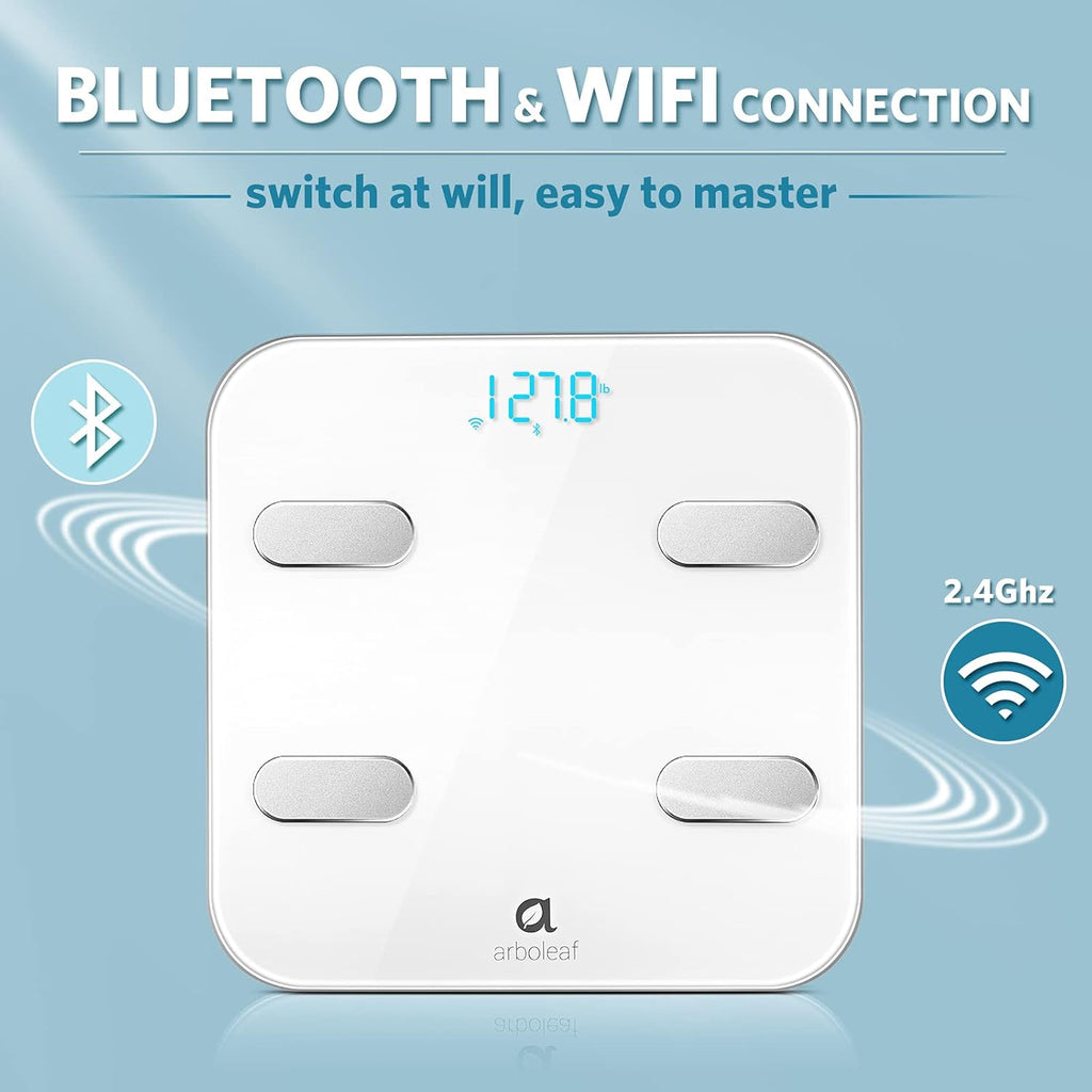 Smart Scale with Wi-Fi Bluetooth, 14 Body Metrics T6656