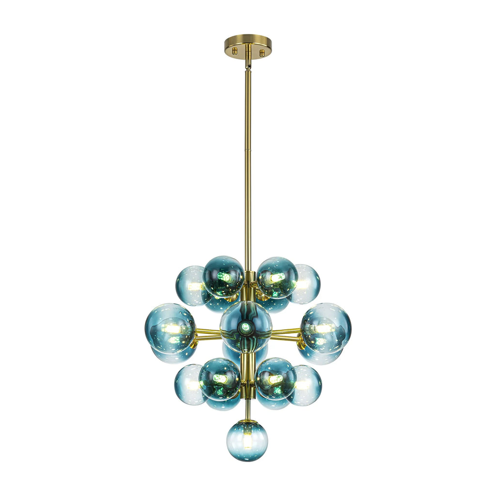 Dimmable Tiered Glass Globes Chandelier P110