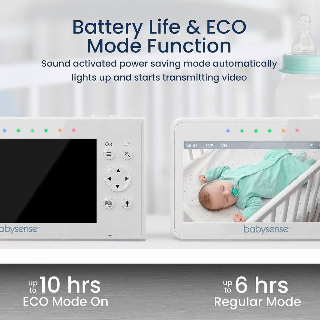 4.3 Split Screen Video Baby Monitor with Two Cameras F8651