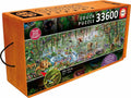 33,600 Piece Wild Life Puzzle with Wheeled Wooden Carry Case J94137