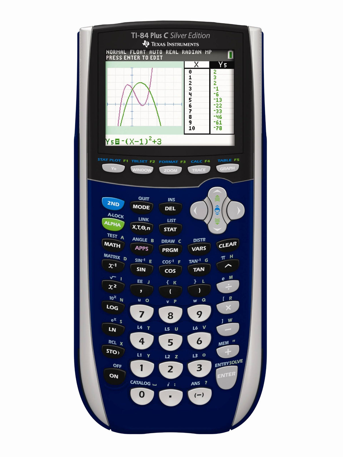 Dark Blue Graphing Calculator Q390