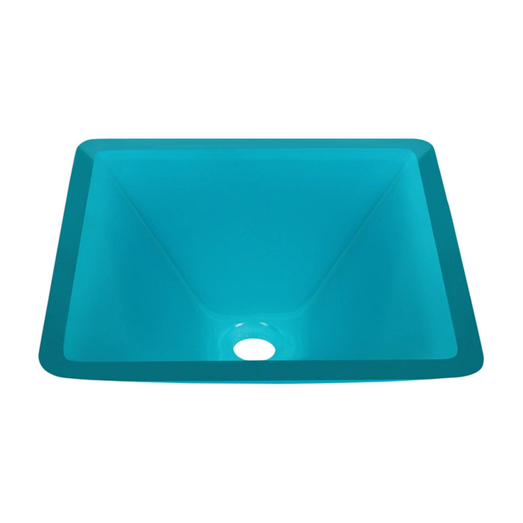 Turquoise Bathroom Vessel Sink Ensemble B849164