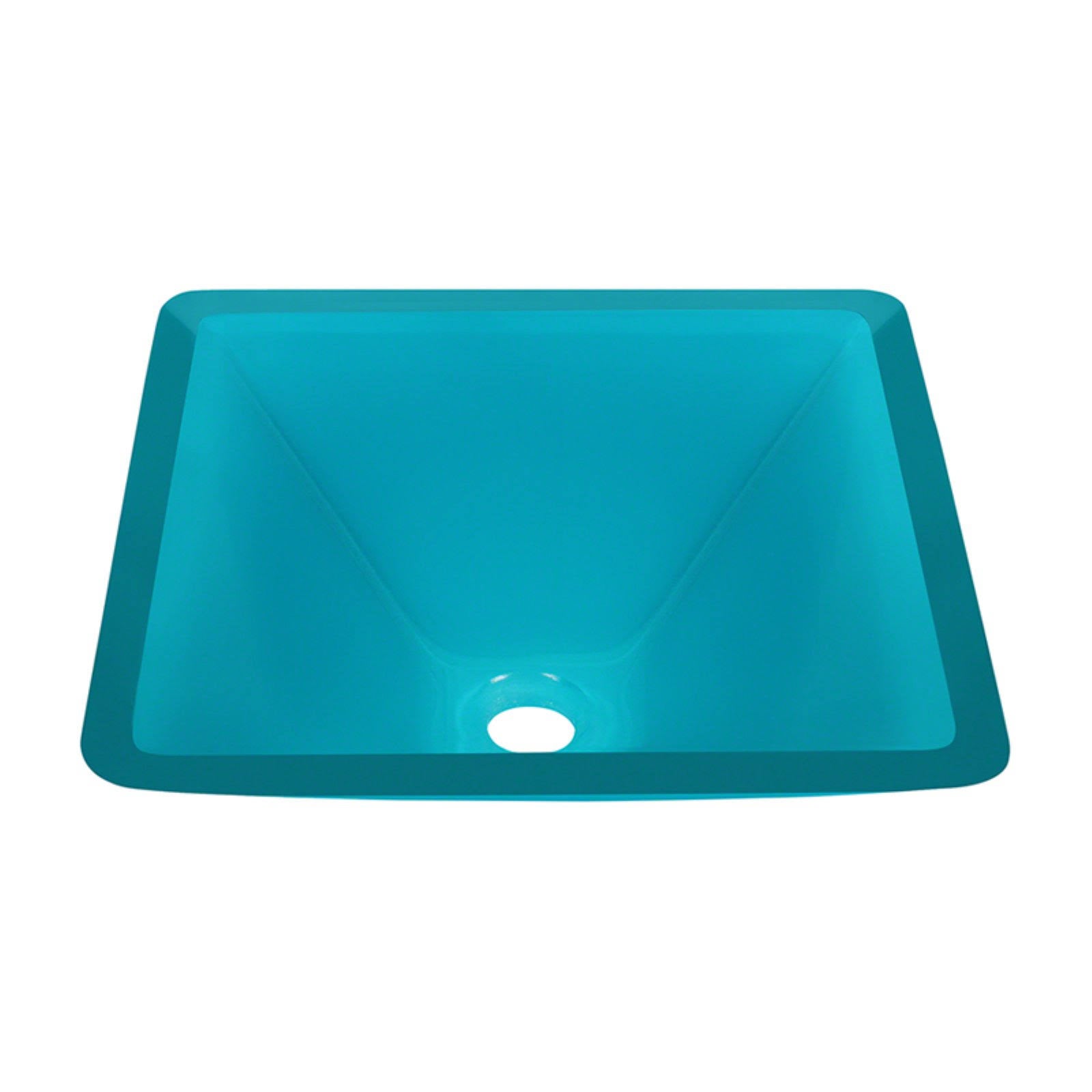 Turquoise Bathroom Vessel Sink Ensemble B849164