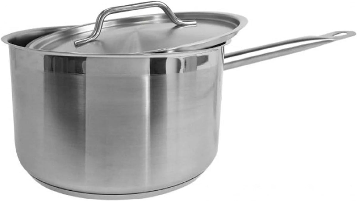 6 qt. Stainless Steel Saucepan with Lid P4491