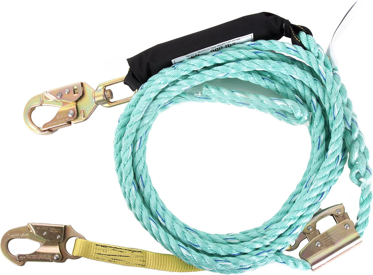 50-Foot Poly Steel Vertical Lifeline Assembly P3137