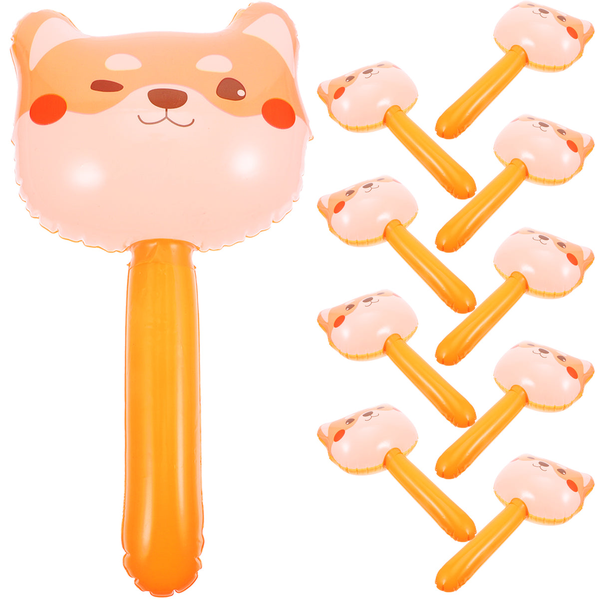 10pcs Inflatable Hammer Toys with Bell W130877