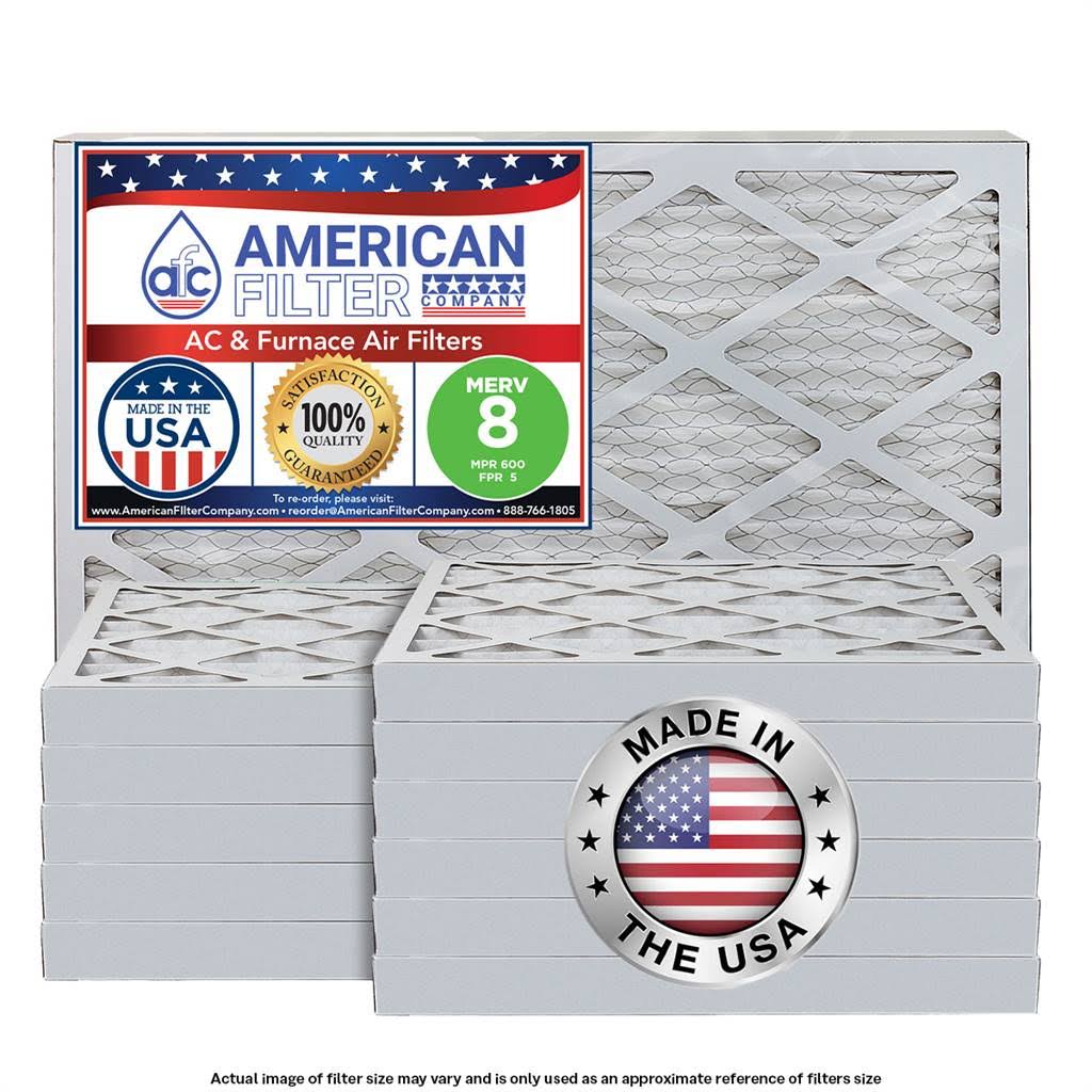 8x30x2 MERV 8 Air Filters (12-Filters) O7697
