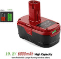 2 Pack 19.2V 6000mAh Lithium Battery Replacement M94146