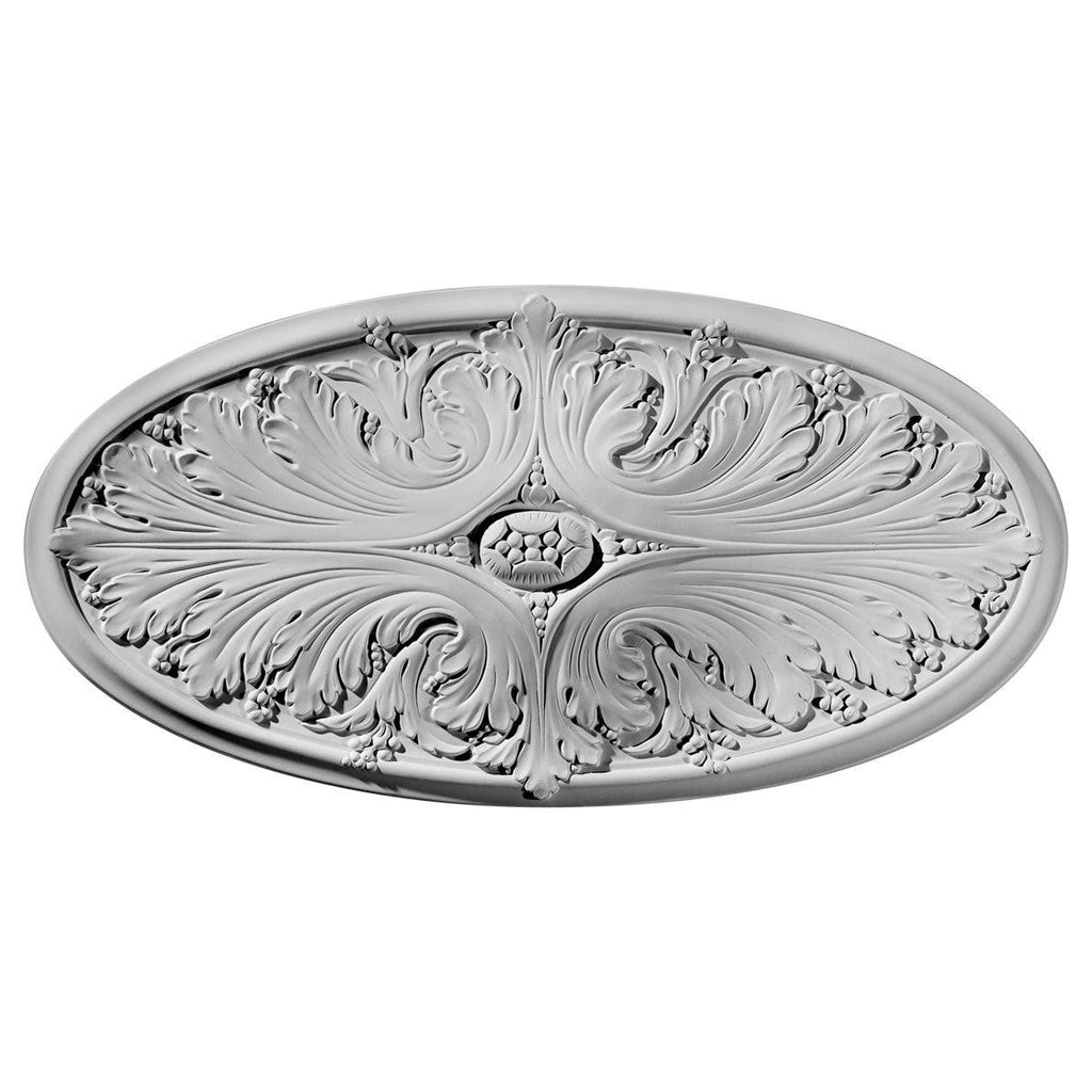 Hand-Painted Jet Black Ceiling Medallion A622