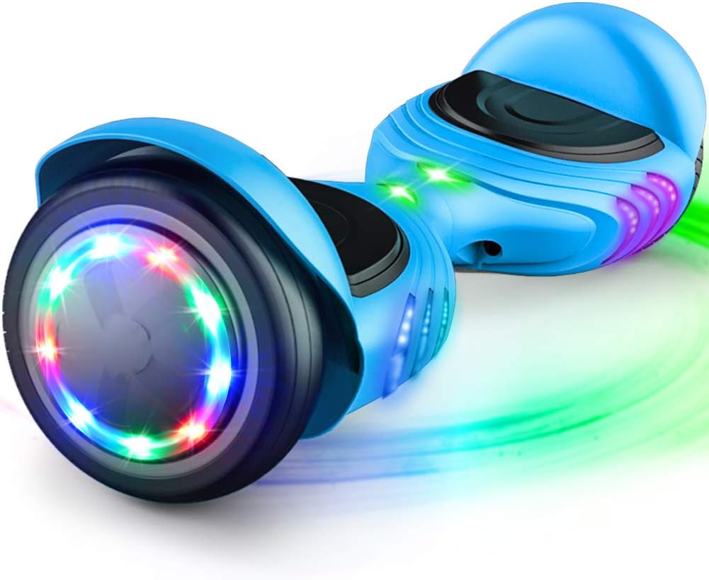 6.5" Wheel Self-Balancing Scooter with Bluetooth Speaker and LED Lights A1410