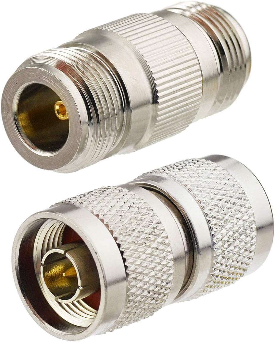 N Male to N Female RF Coaxial Cable 16.4ft with 2pcs Type N Male/Female Adapter Kit A527