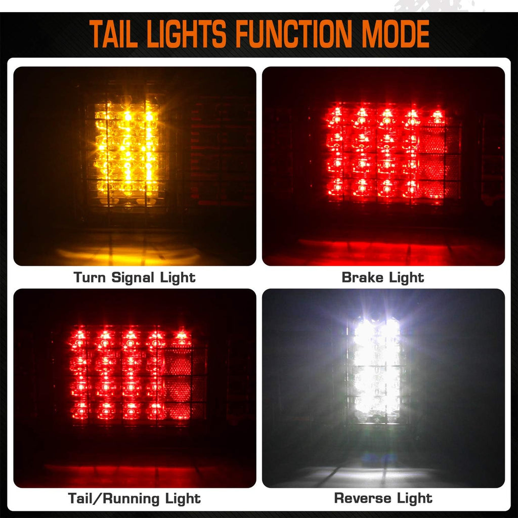 40 LED Truck Tail Light Bar with Iron Net Protection Q5057