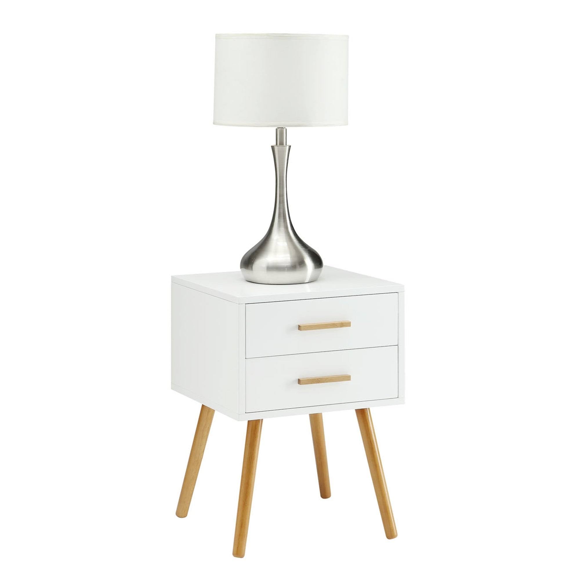 Blue 2-Drawer End Table M800021