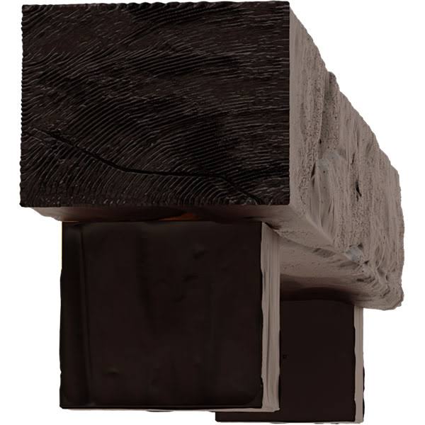 Premium Cherry Faux Wood Fireplace Mantel Kit with Alamo Corbels Y7464