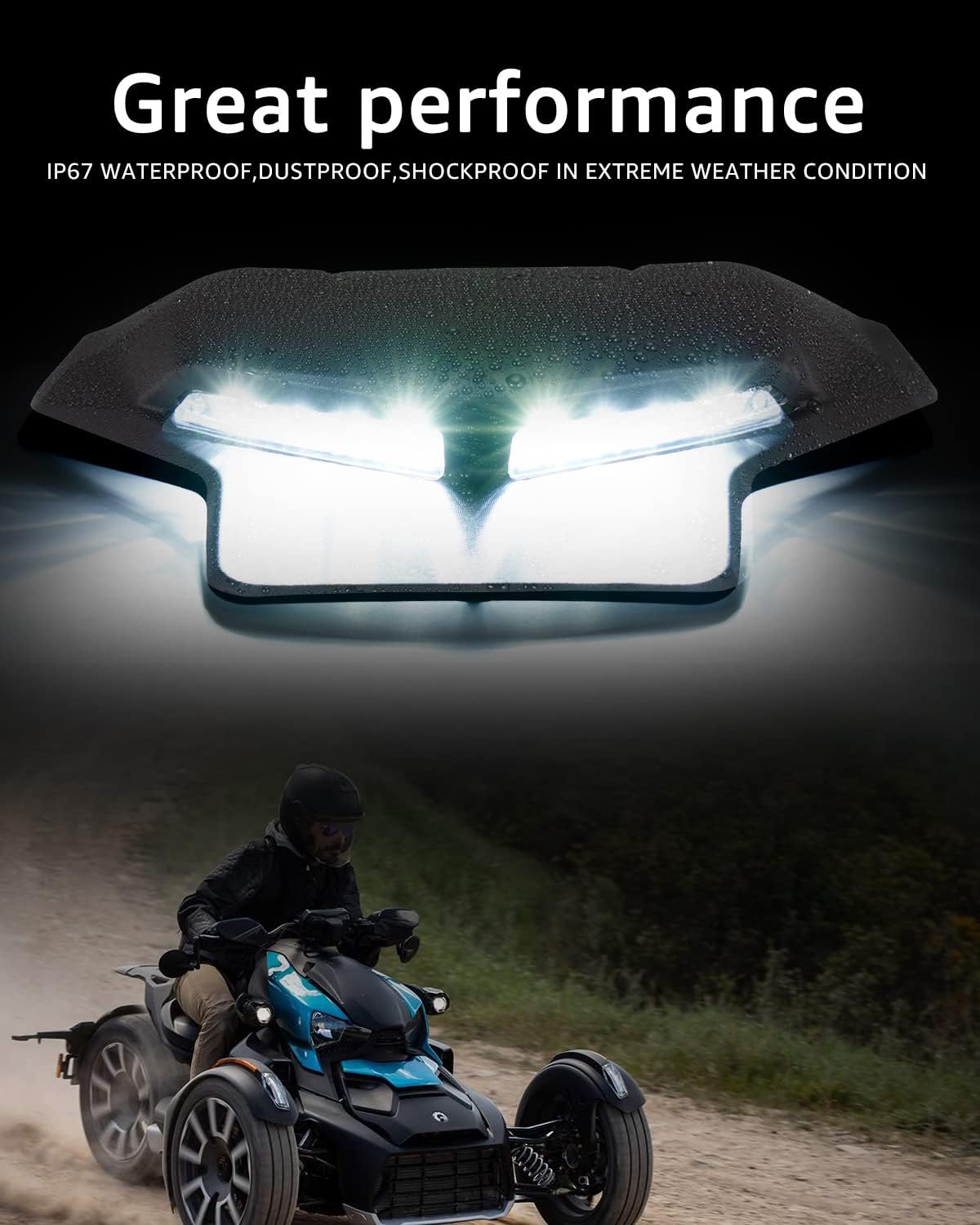 LED Auxiliary Light Kit with Daytime Running Light G160