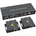 HDMI Extender Splitter 1 in 2 Out Over Cat5e/6 Ethernet 1080p Pack of 2 S411823
