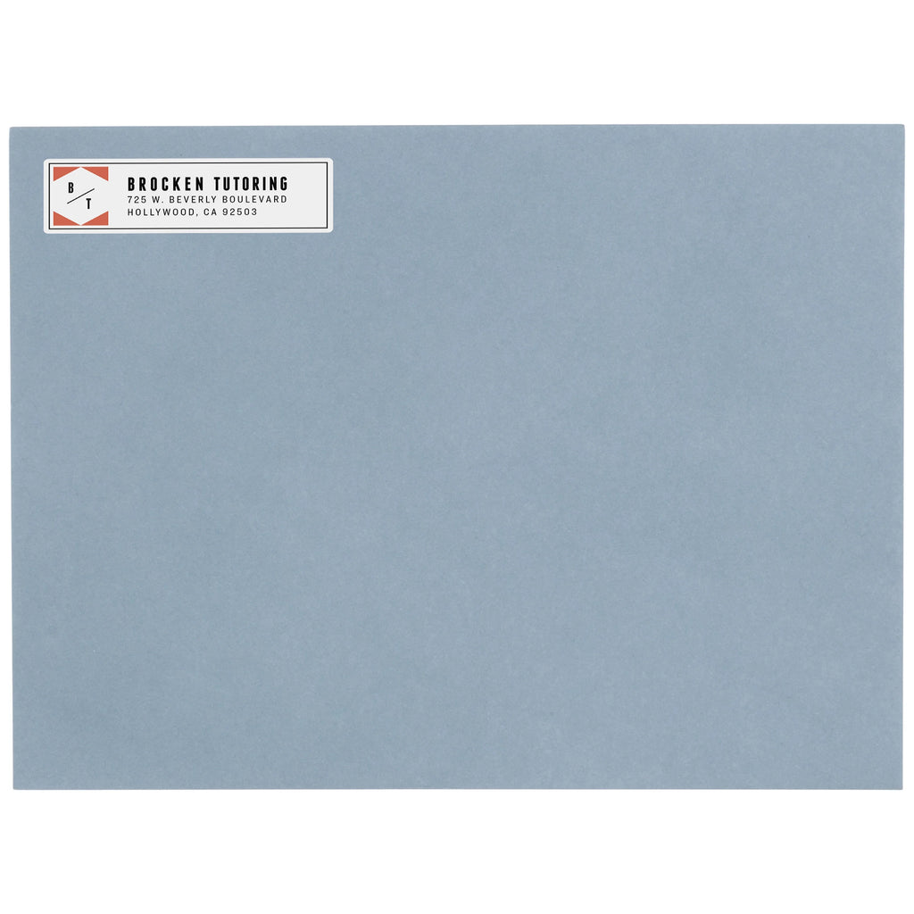 Easy Peel Return Address Labels, Permanent Adhesive, 1/2" x 1-3/4", 8,000 Labels S3893