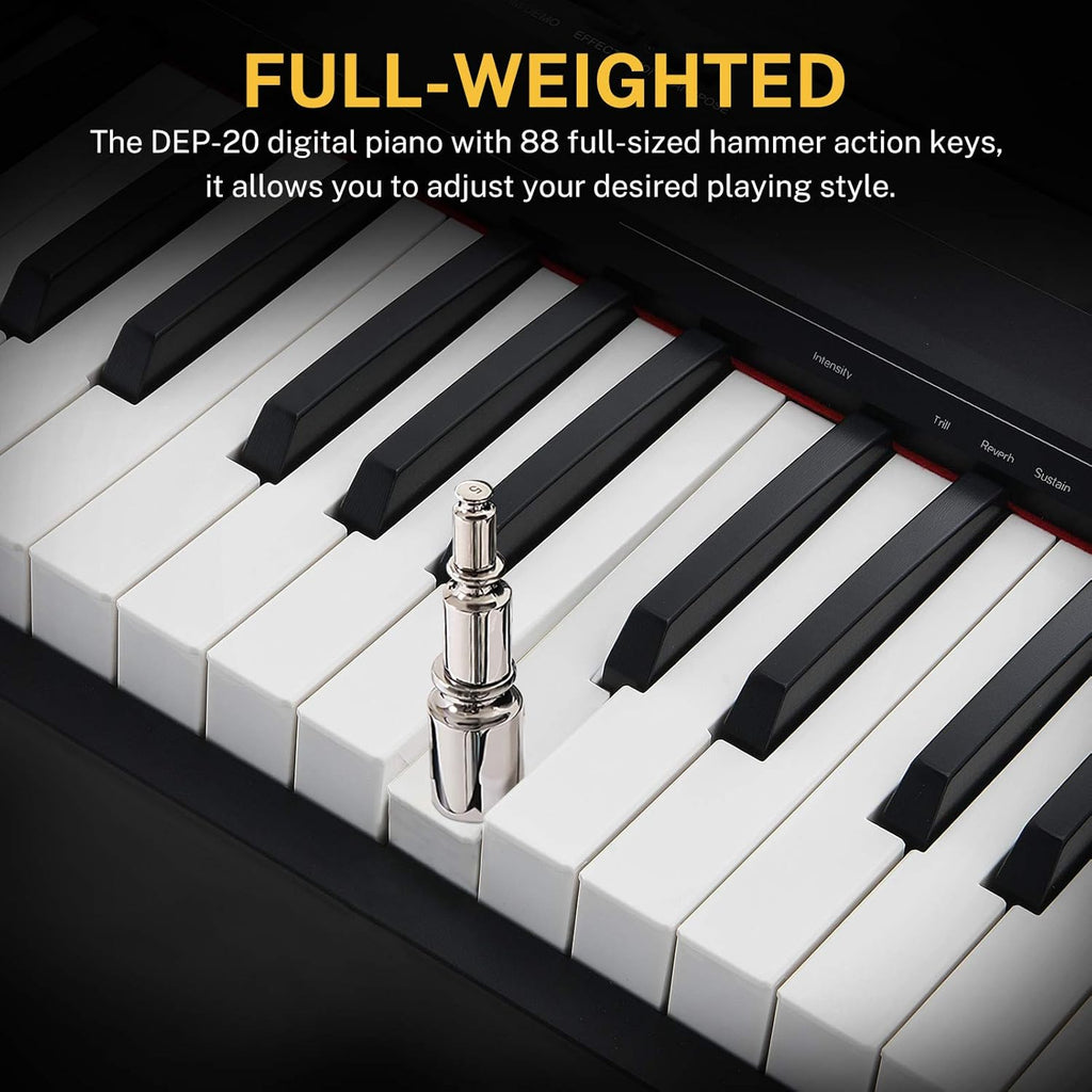 88 Key Full Size Weighted Digital Piano with Sustain Pedal R730