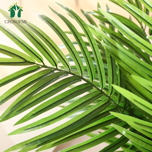Artificial Areca Palm Plant 6Feet Fake Tropical Palm Tree in Pot W1625