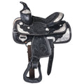 Black Silver Accents Western Saddle N84176