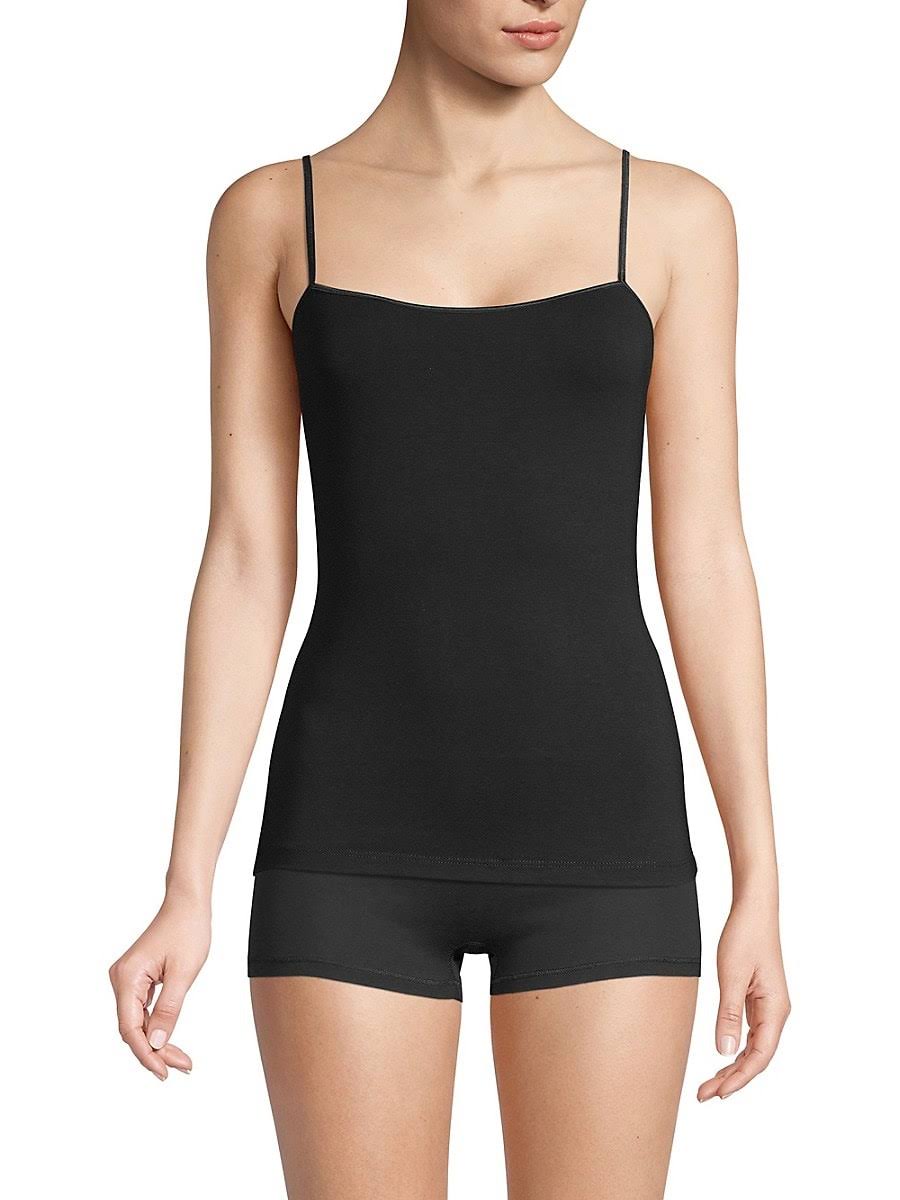 Black Long Camisole U387593