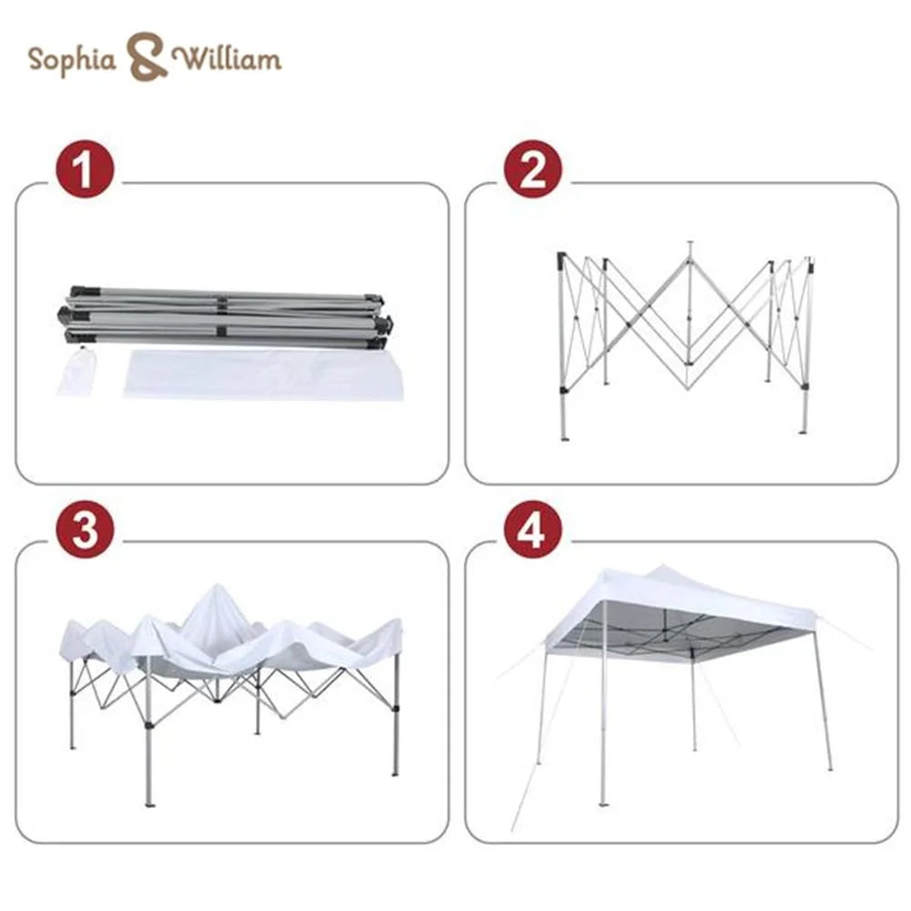 10' x 10' Pop Up Canopy Tent D341819