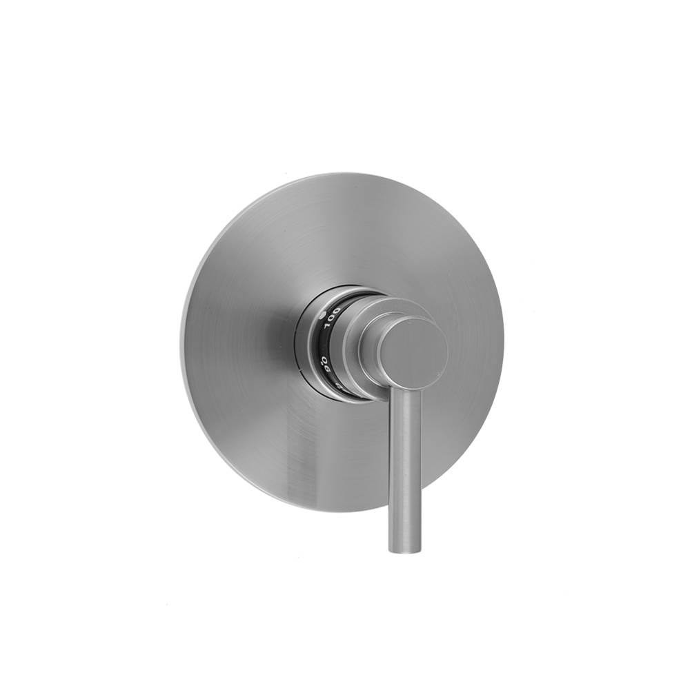 Polished Chrome Round Plate with Low Lever Trim for Thermostatic Valves M409