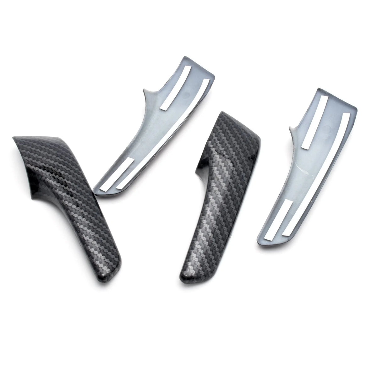 4pcs Carbon Fiber Style Car Inner Door Handle Cover Trim Protector V341