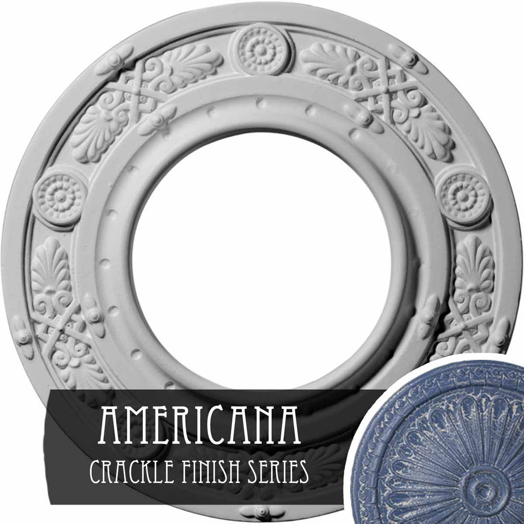 8x22OD x 3 7/8x22ID x 1/2x22P Ceiling Medallion V153330
