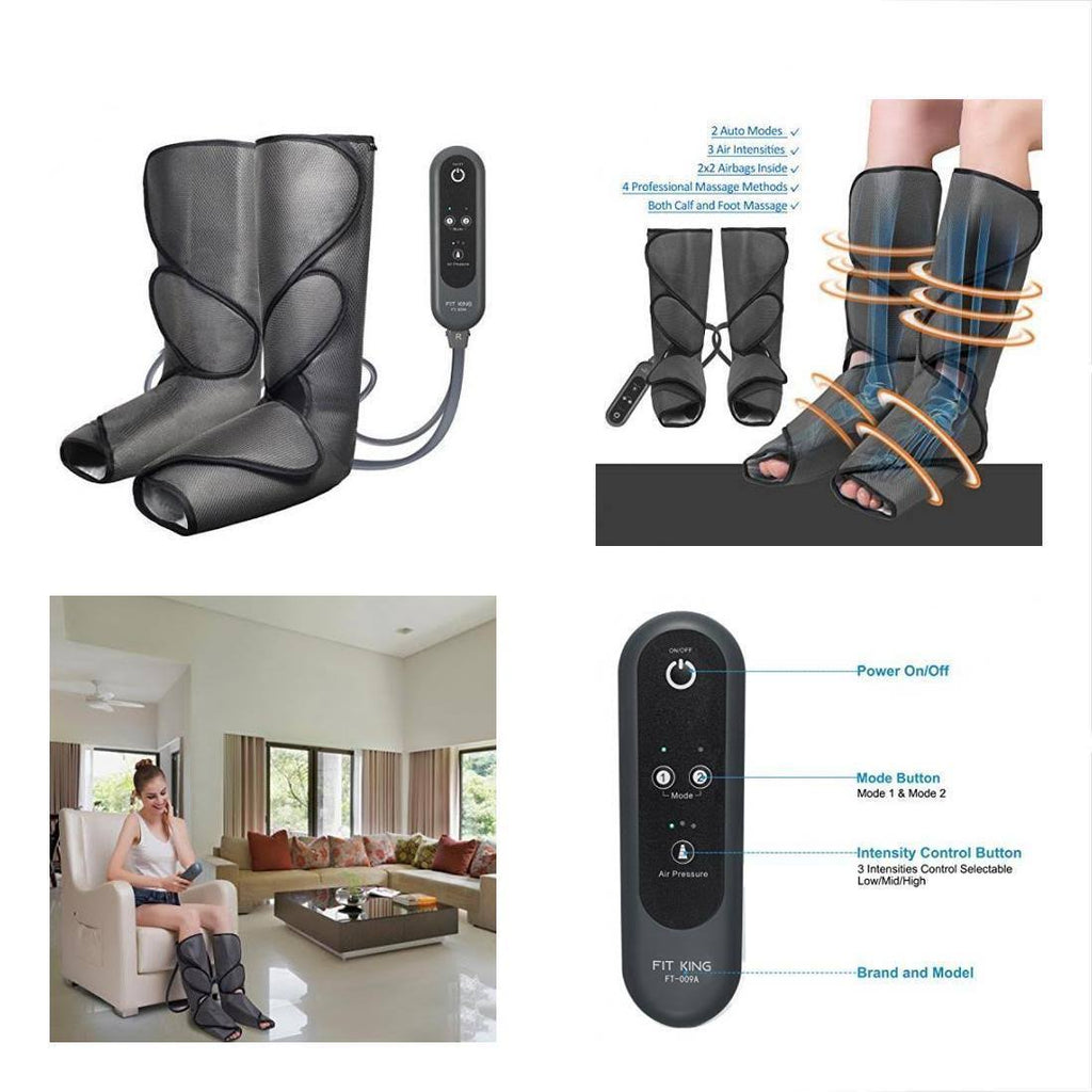 Leg Air Massager for Foot and Calf Circulation Massage with Handheld 3 T357156