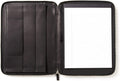 Cognac Zippered Portfolio with Interior Tablet Pocket U2491