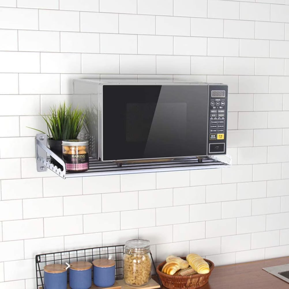 Black Wall Shelf for Kitchen Organizer U102