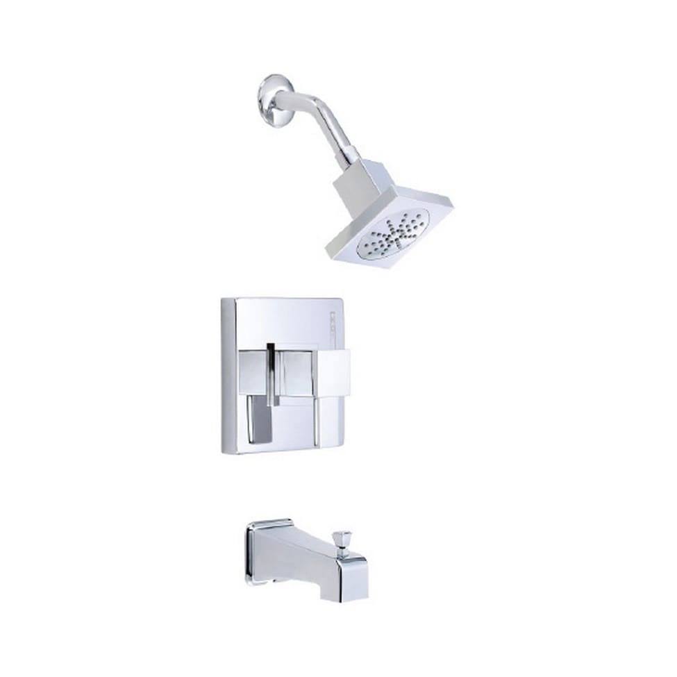 Brushed Nickel Tub and Shower Faucet H98366