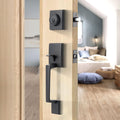 Matte Black Front Door Lock Set with Deadbolt and Knob, Pack of 2 A9286
