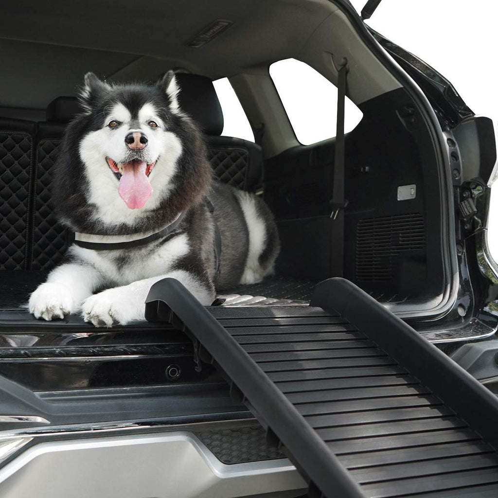 61"L Heavy Duty Portable Folding Dog Ramp with Non-Slip Design Y1263