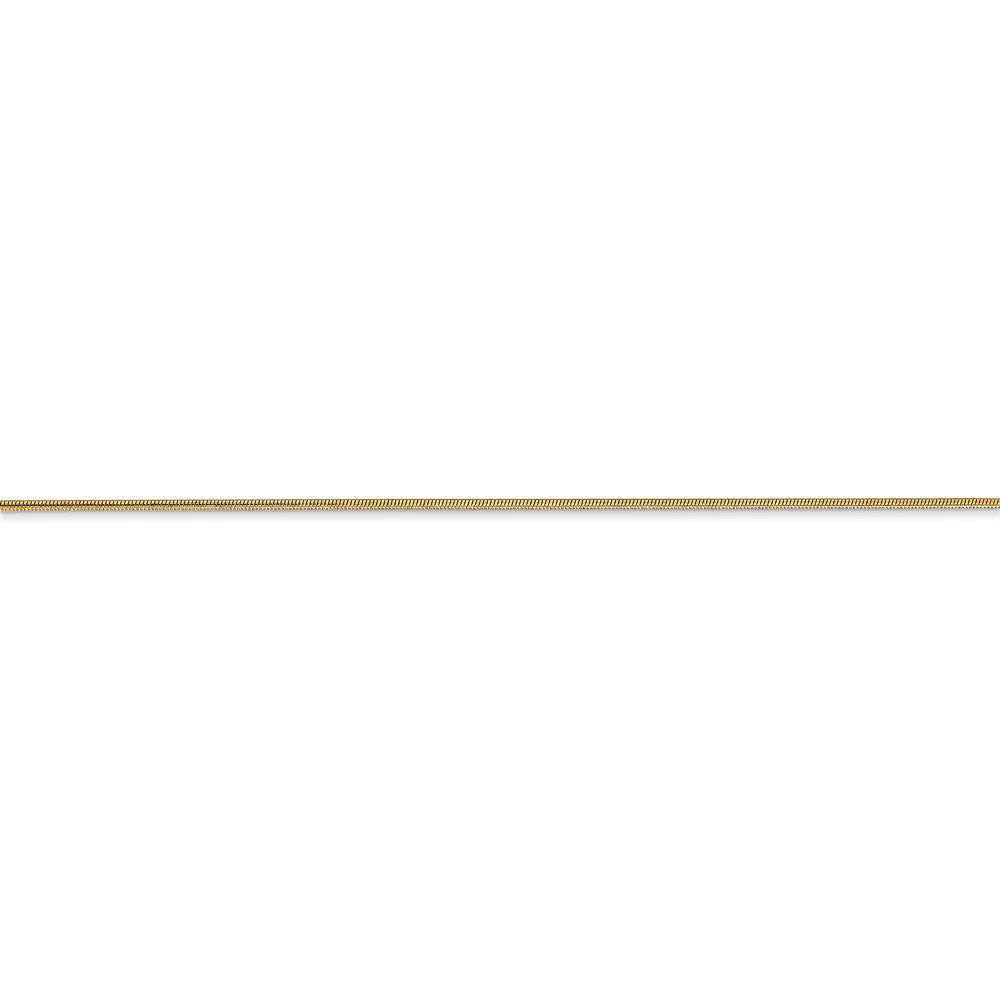 14kt Yellow Gold Snake Chain 18 inch Lobster Clasp P14399