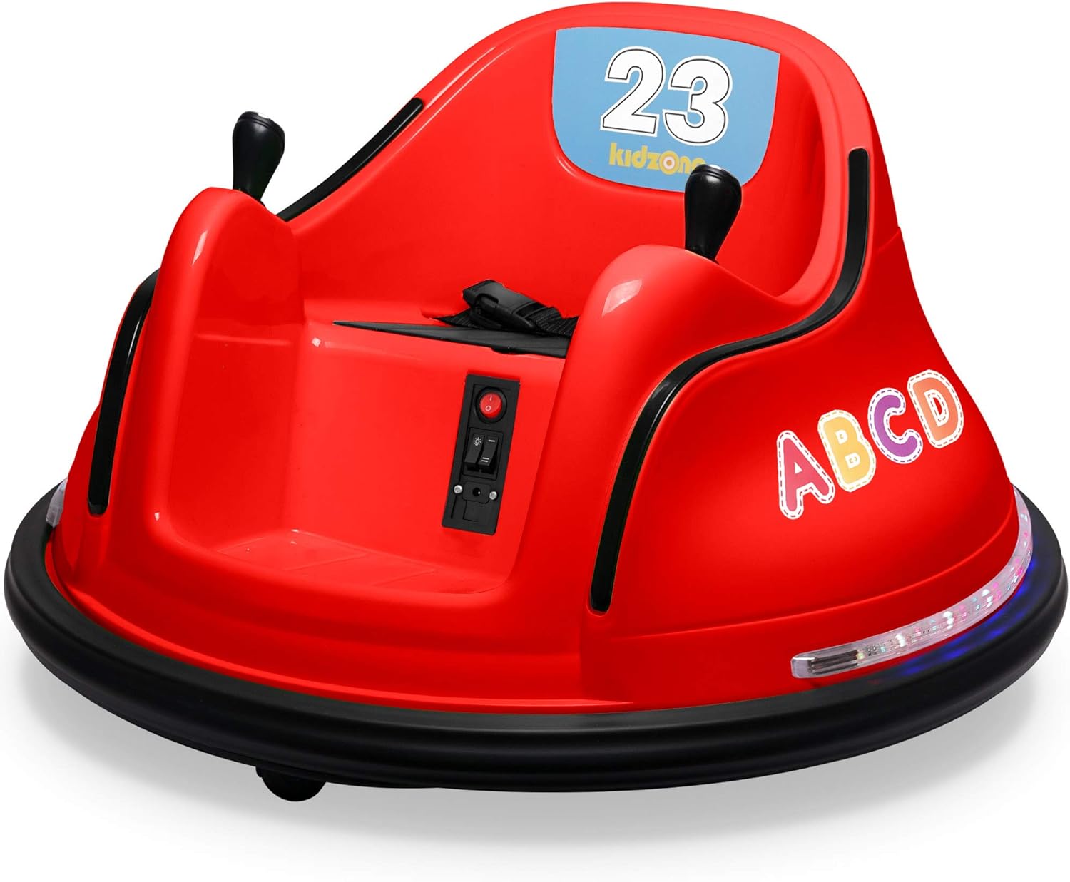 Pink 12V Electric Ride On Bumper Car with Remote Control M9391