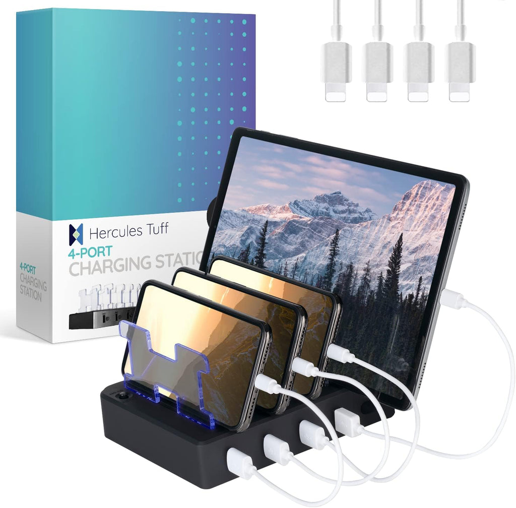 2 Pack USB Charging Station for Cell Phones Tablets T389