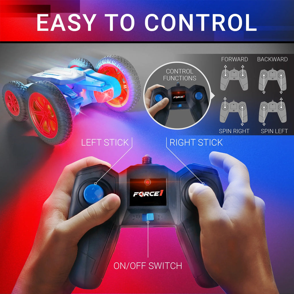 Red LED Double-Sided RC Cars Z55318