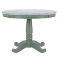 Olive Green and White Wood Dining Table H454901