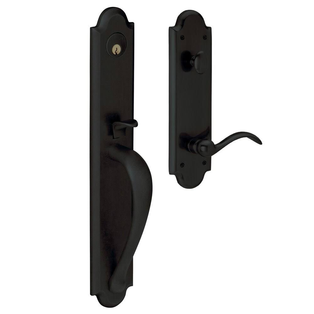 Satin Black Full Handleset D7150