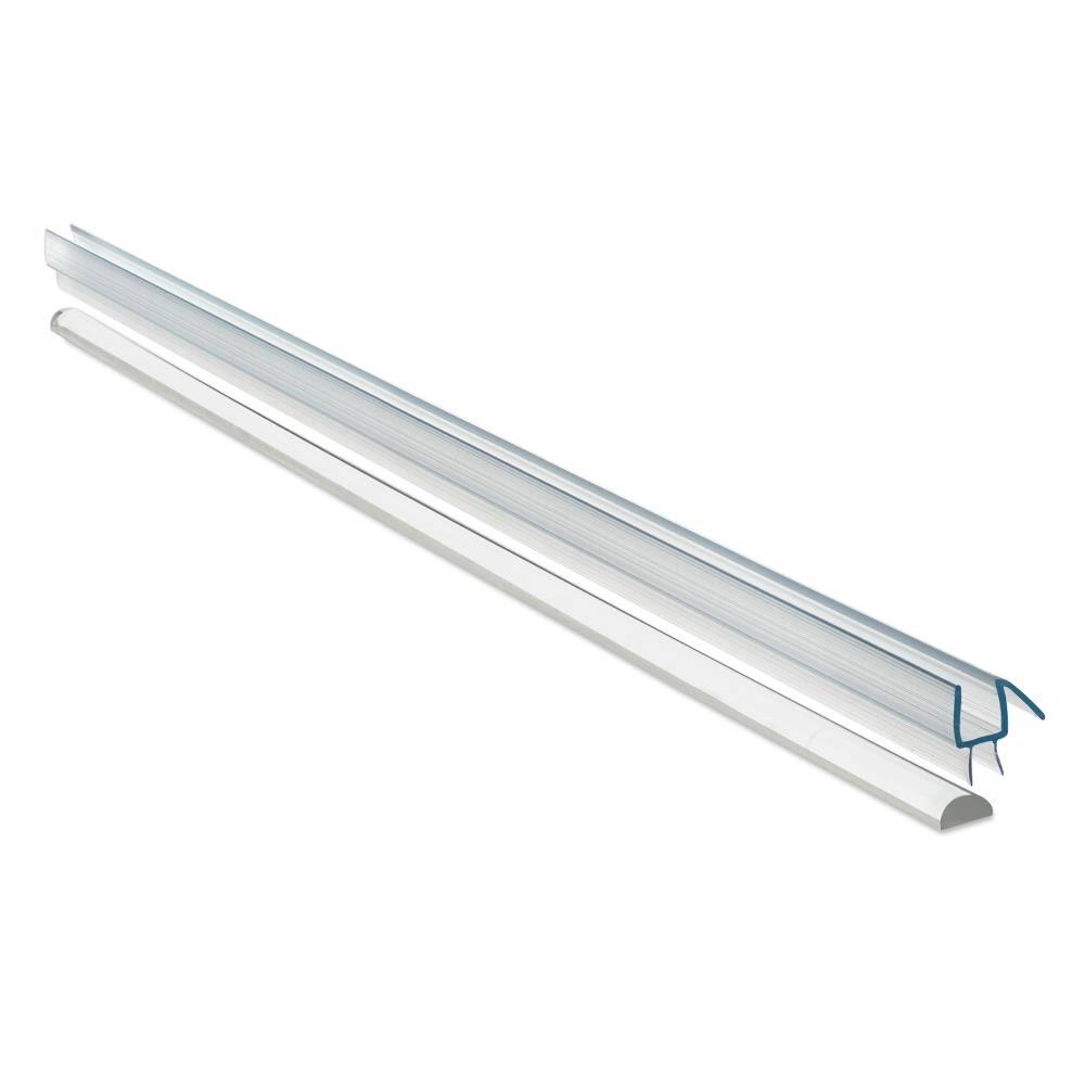 Chrome Frameless Hinged Shower Door E642