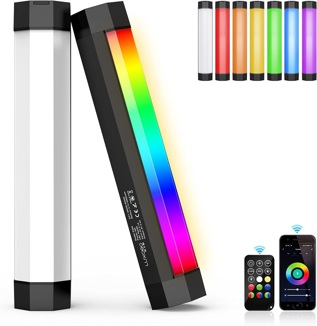 RGB LED Video Light Wand, IP67 Waterproof, Pack of 2 N62300