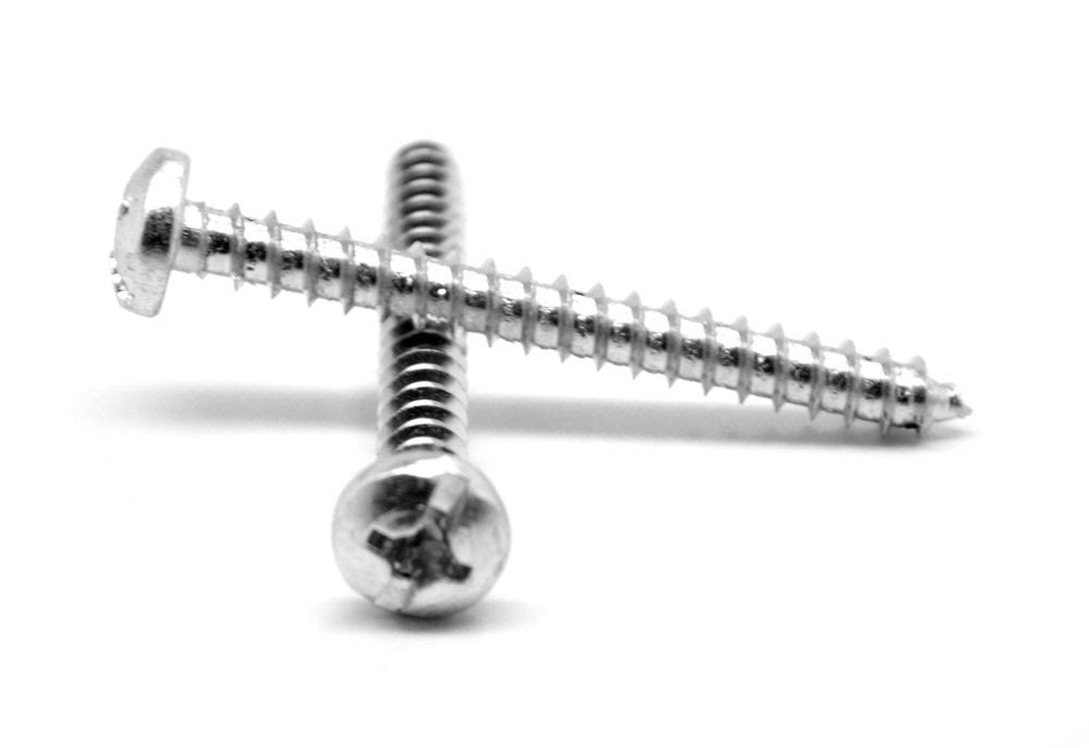 12-14 x 1 1/2 x 22 Sheet Metal Screw Combo Pan Head Type AB Low Carbon Steel Zinc Plated Pk 1200 R231